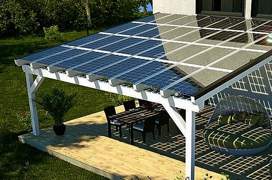infrasugárzó teraszfűtés - napelem
